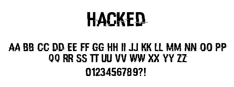 Pop: Hacked (Watch Dogs) font Pop: Hacked (Watch Dogs) font