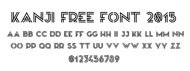 Sans: Kanji Free font Sans: Kanji Free font