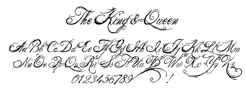 Grunge: The King and Queen font Grunge: The King and Queen font