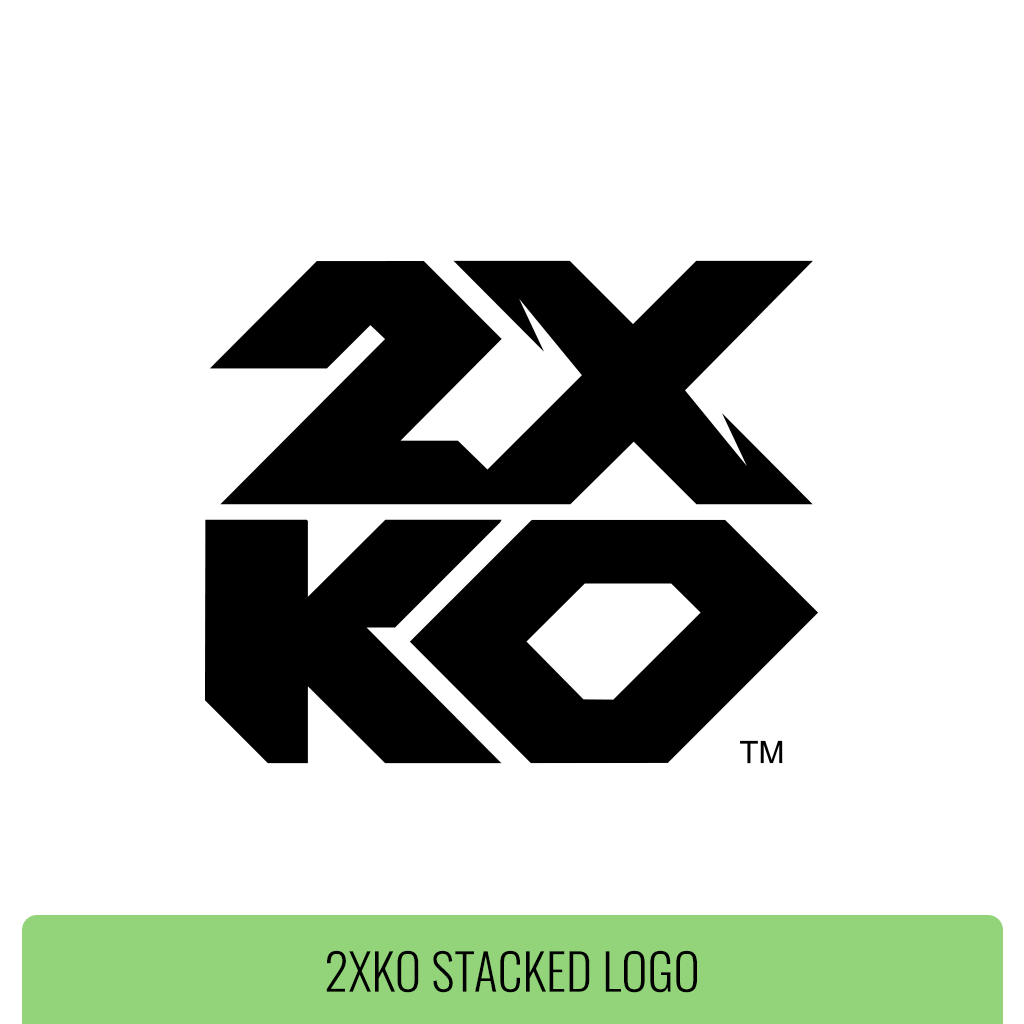 2XKO Horizontal Stacked Logo
