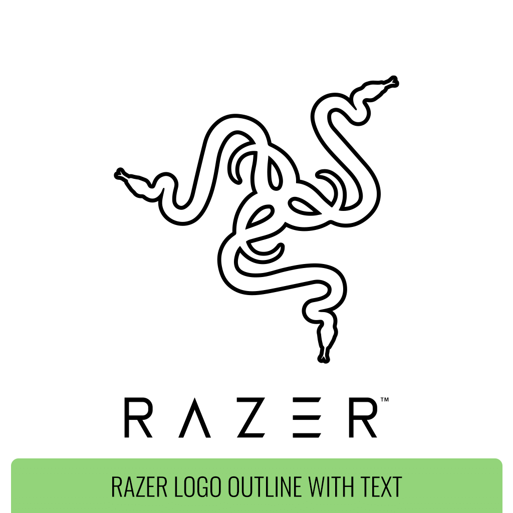 Razer Logo Outline with Text