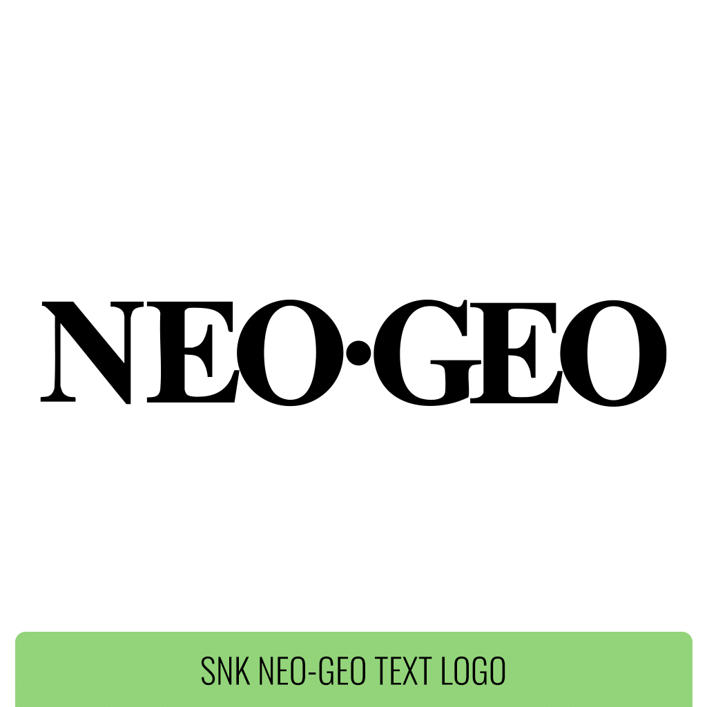 SNK Neo Geo Text Logo